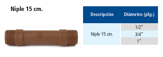 Niple 15 cm