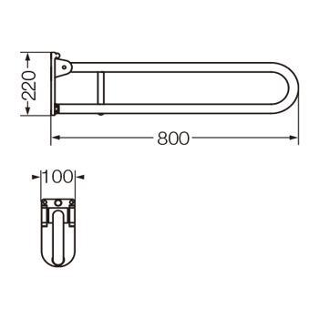 Rebatible 60 Espacio (discapacitados)