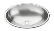 PILETA OVAL TRAMONTINA 36*26 PROF 11.5 ACERO 304 BRILLOSA
