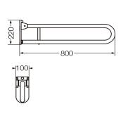 Rebatible 60 Espacio (discapacitados)